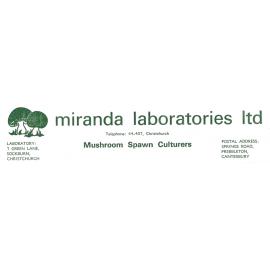 Miranda Laboratories logo, 1970s