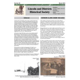 Newsletter / Lincoln and Districts Historical Society Newsletter No. 58 (March 2023)