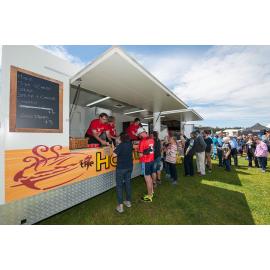Hororāta Pie cart at the Highland Games