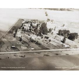 Aerial view of Pineglades Naturist Club, 1964-5