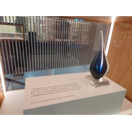 Te Ara Ātea Exhibition Case for the 2022 award won by Selwyn District Council for Te Ara Ātea