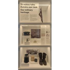 Weedons RNZAF air station exhibition case