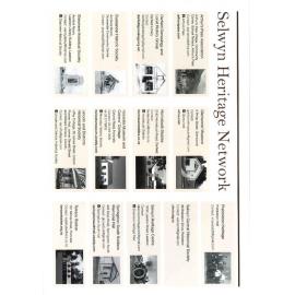 Selwyn Heritage Network brochure 