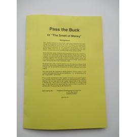 Board game 'Pass the Buck'