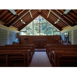Interior of Chapel of the Snows, Arthur's Pass