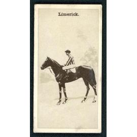 Cigarette card of the racehorse Limerick
