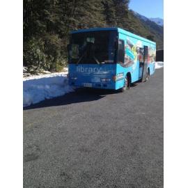 Selwyn District Mobile Library Bus in the snow, 2015