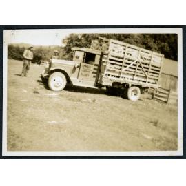 Truck from Charles Motors, Hororātā c1920s