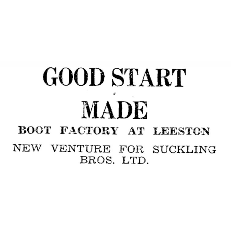 Suckling Brothers Boot Factory, Leeston