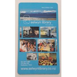 'Fact, fiction, fun': Selwyn Libraries fridge magnet, c2014