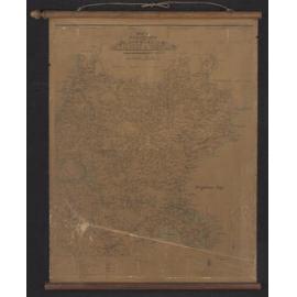 The northern portions of the land districts of Canterbury and Westland