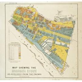 Map shewing the Hororata Estate as acquired from the crown