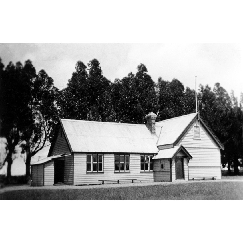 Upper Selwyn School which housed the Library