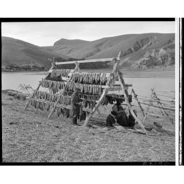 Eeling at Lake Forsyth