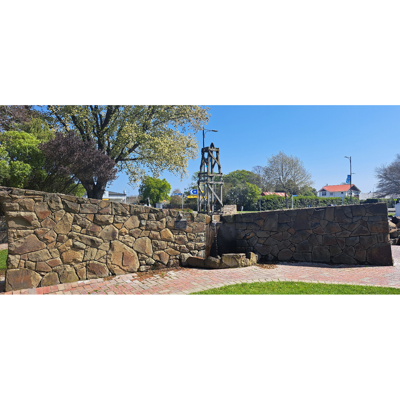 Millennium Water Feature, Anderson Square, Leeston
