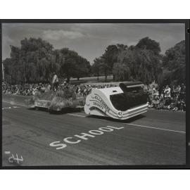 Ellesmere float in Centennial Church Procession, 1950
