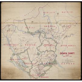 Midland Railway map, Selwyn County