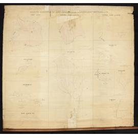 Map of Canterbury and Otago reserves for Ngāi Tahu 