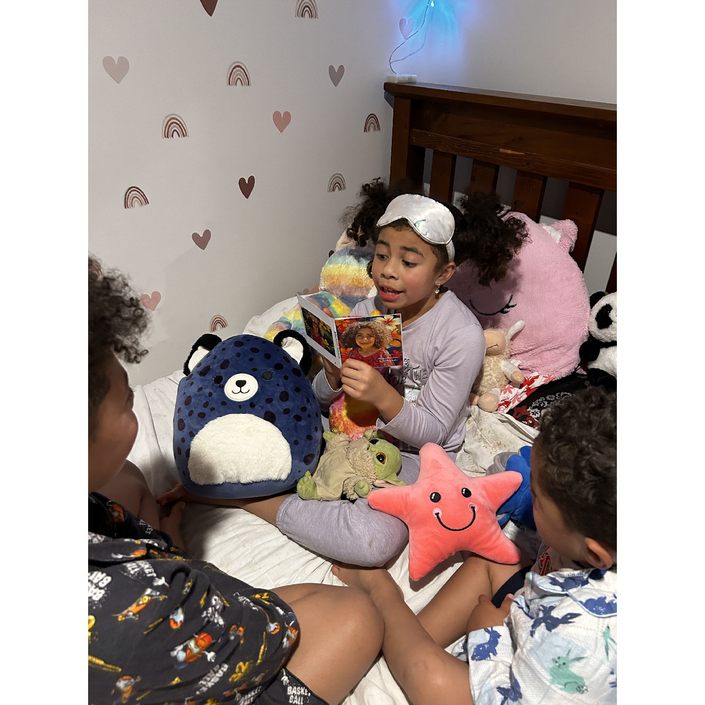 Brielle and the poetry book she wrote