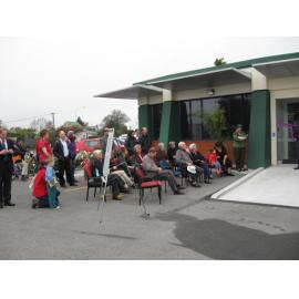 The opening of Leeston Library