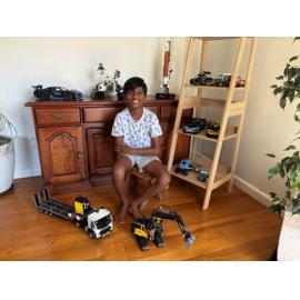 Seth and his LEGO collection