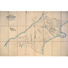 Map of the Province of Canterbury