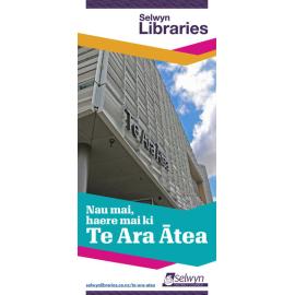 Flyer made for the opening of Te Ara Ātea