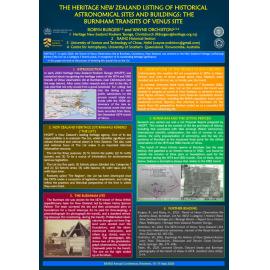The Heritage New Zealand listing of historical astronomical sites and buildings: the Burnham Transits of Venus site