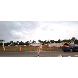 Entrance to Rolleston from State Highway 1