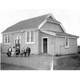 Rolleston School - old school building 1974