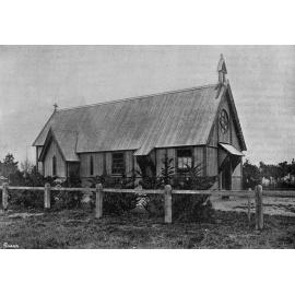 The original Catholic Church at Leeston