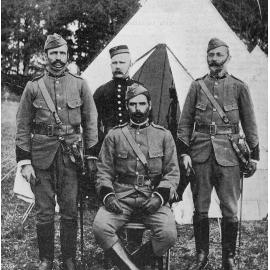 Officers of the Ellesmere Mounted Rifles