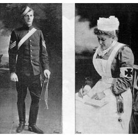 Two popular vistors to the Ellesmere Mounted Rifles