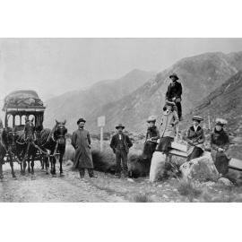 Arthur's Pass, on the dividing line between Canterbury and Westland