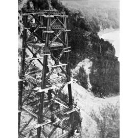 Central pier of the viaduct over Staircase gully