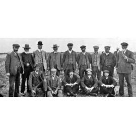The officials at the annual ploughing match at Waddington, 1909
