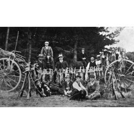 Results of a rabbit shoot at the Heslerton Estate, 1909