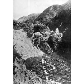 Otira Gorge, surveyors huts