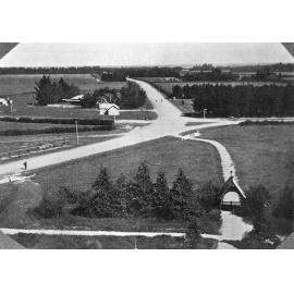 View from St John's Church Hororāta, 1911