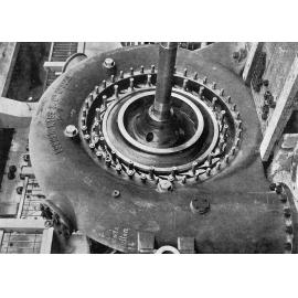One of the main 2000 horse-power turbines
