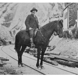 Mr J. A. Wilson resident engineer on the Midland Railway Line