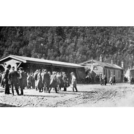 Arthur's Pass Railway Station on the Midland Railway line