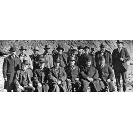 The ministerial party at the Arthur's Pass tunnel
