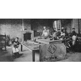 Burnham Industrial School, the bootmakers' shop