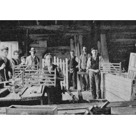 Woodwork Class at Burnham Industrial School