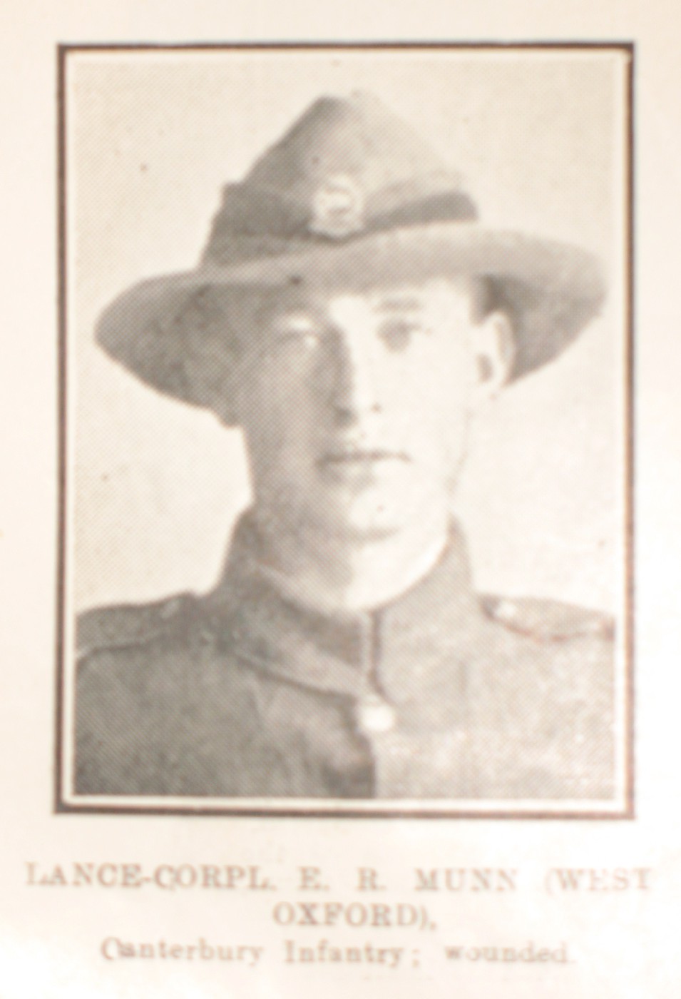 Lance Corporal Edwin Ralph Munn