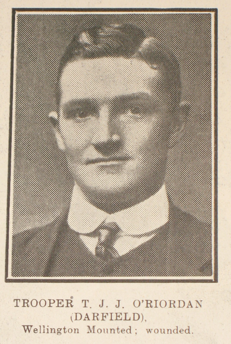 Trooper Thomas John Joseph O'Riordan