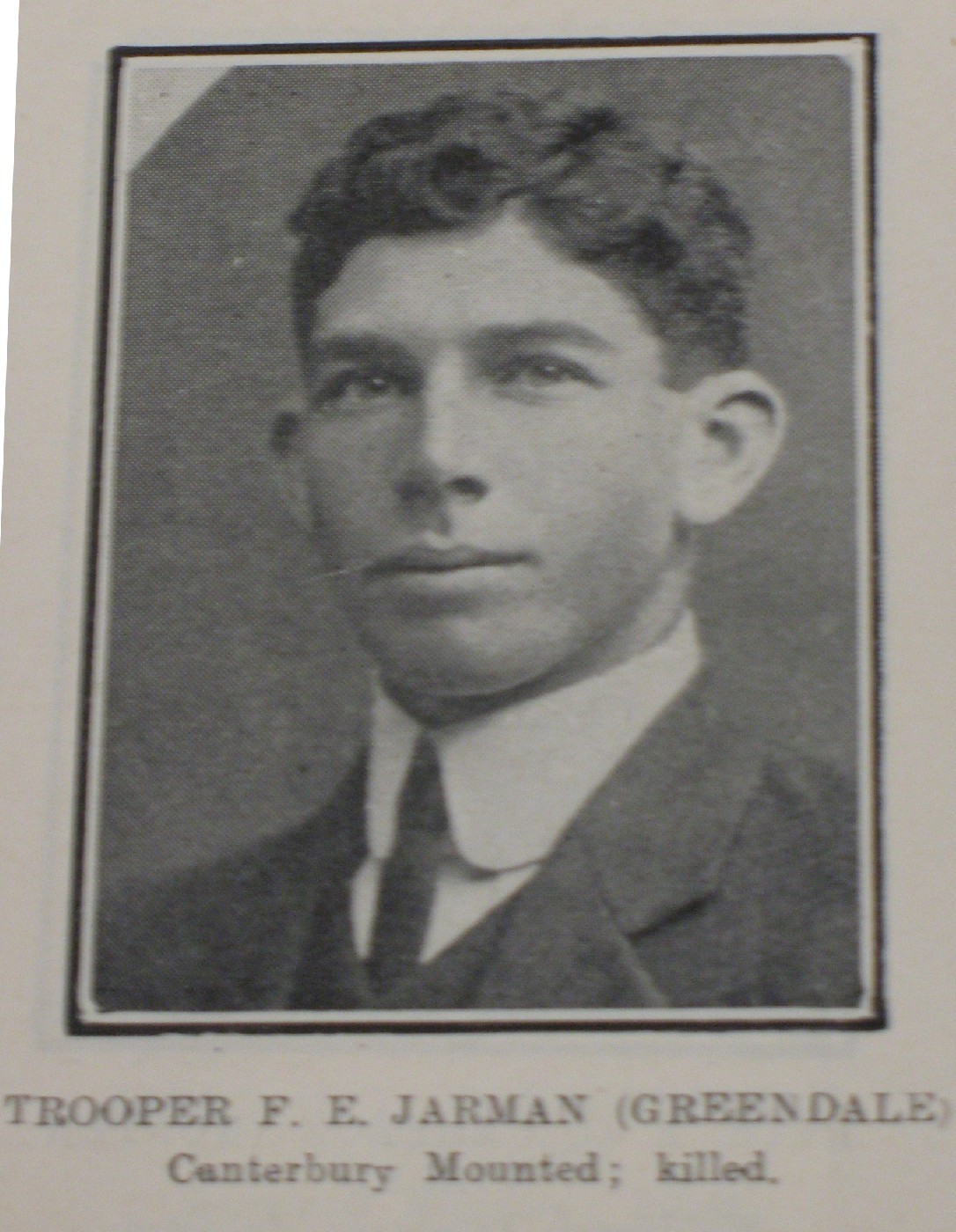 Trooper Frank Elworthy Jarman