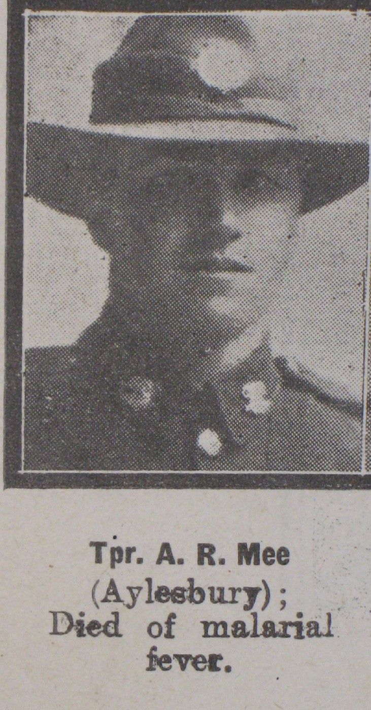 Trooper Alexander Reginald Mee