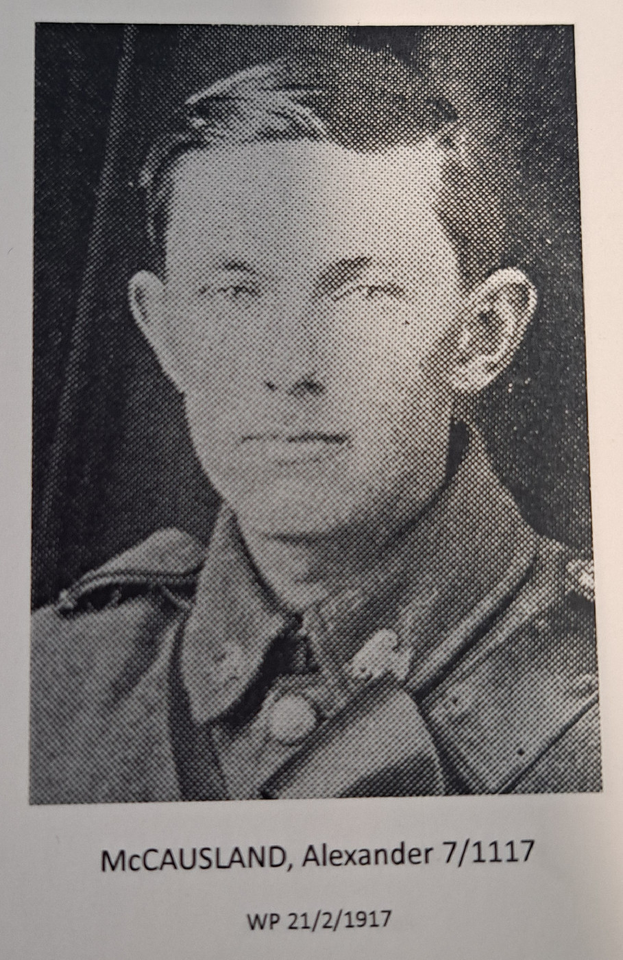 Gunner Alexander McCausland